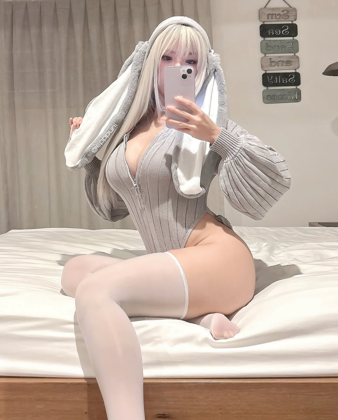 Lunara Bunny Hoodie Bodysuit
