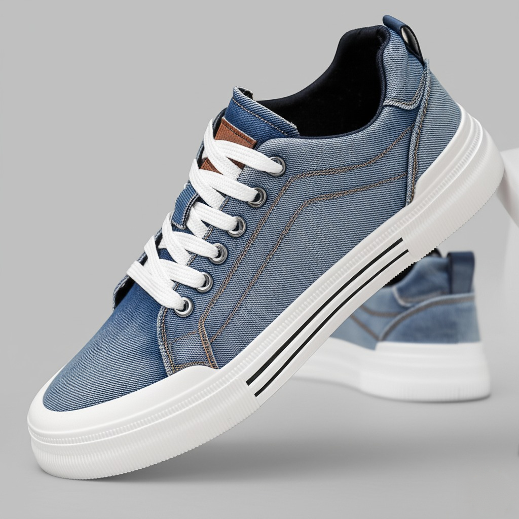 Matteo | Low-Top Denim Sneakers