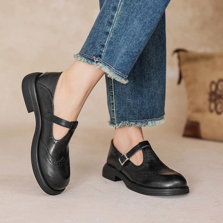 Isolde Genuine Leather Flats