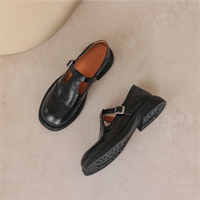 Isolde Genuine Leather Flats
