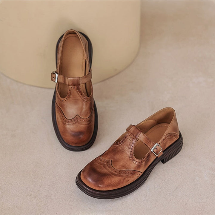 Isolde Genuine Leather Flats