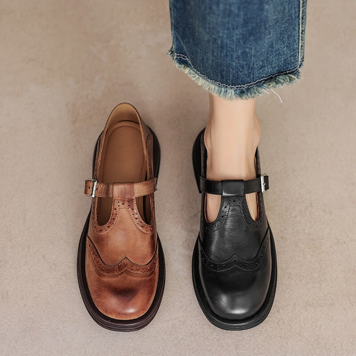 Isolde Genuine Leather Flats