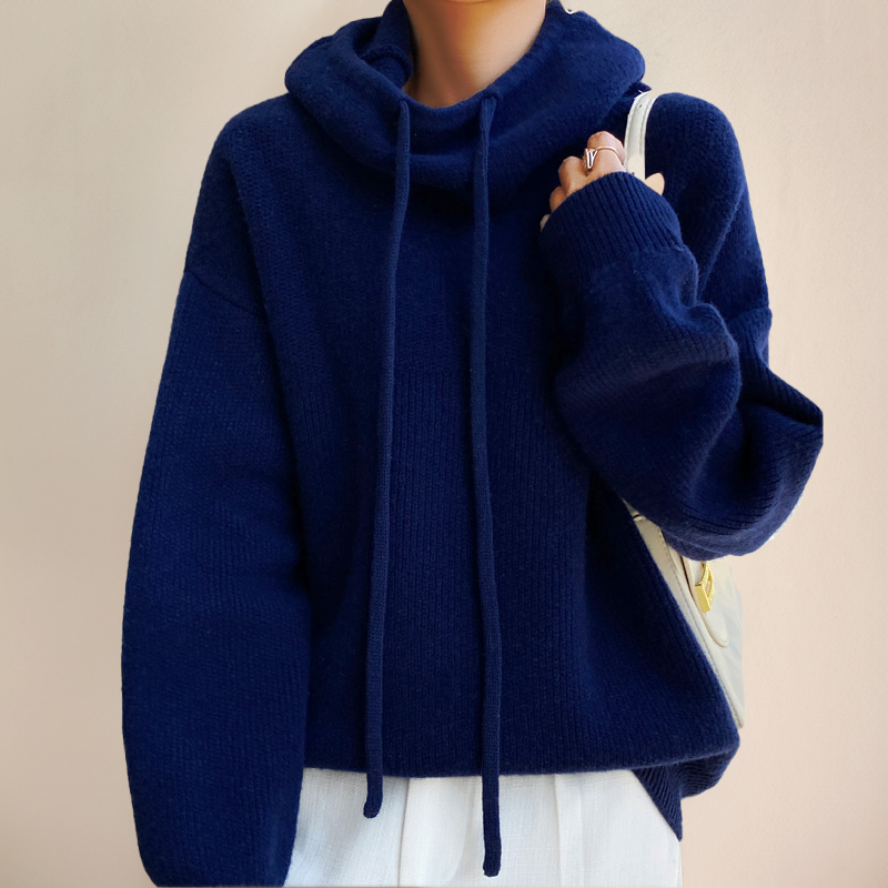 Wren Luxe Merino Wool Hoodie Elegance