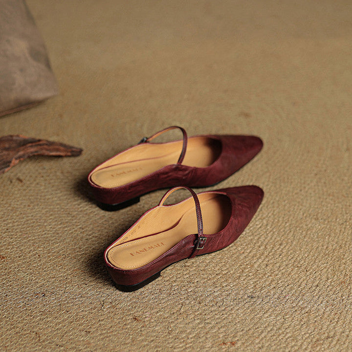 Liora Genuine Leather Mules
