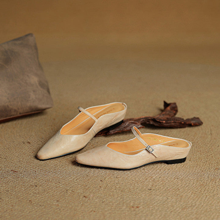 Liora Genuine Leather Mules