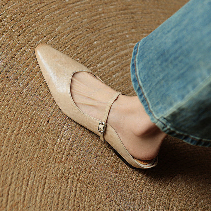 Liora Genuine Leather Mules