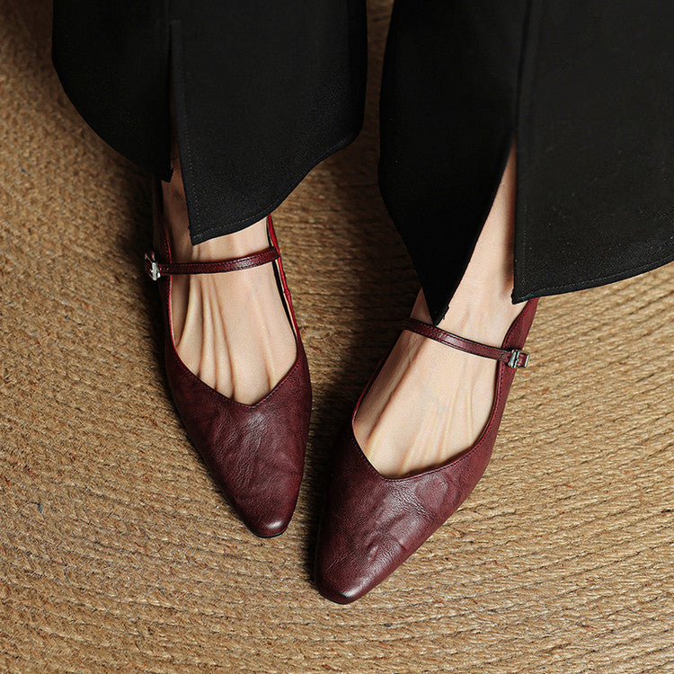 Liora Genuine Leather Mules