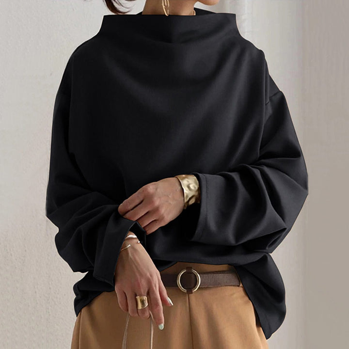 Selene Cozy High-Neck Knit Pullover