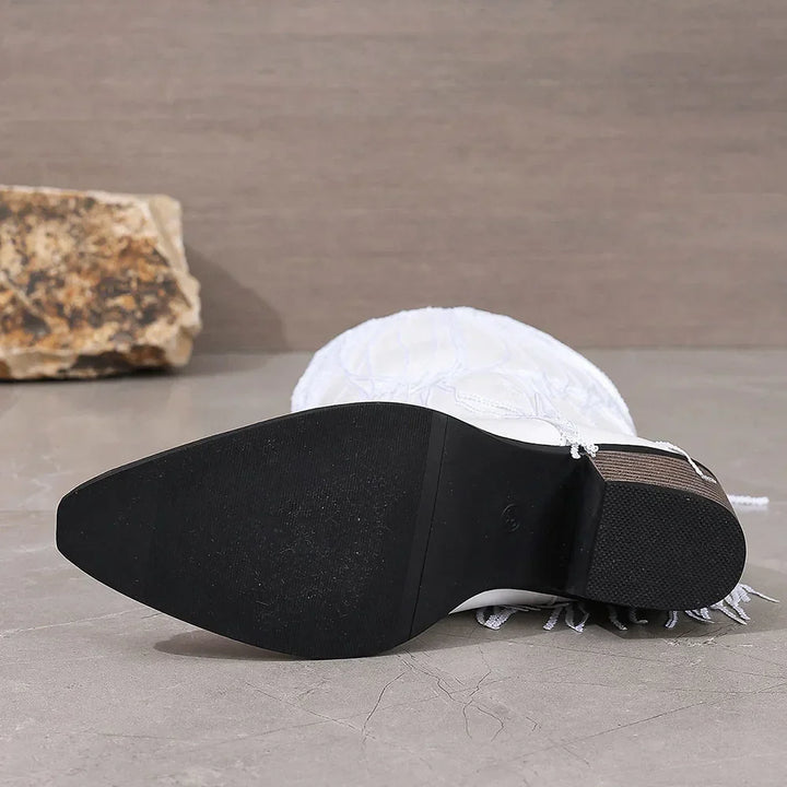 Luciana | Elegant Fringe Boots