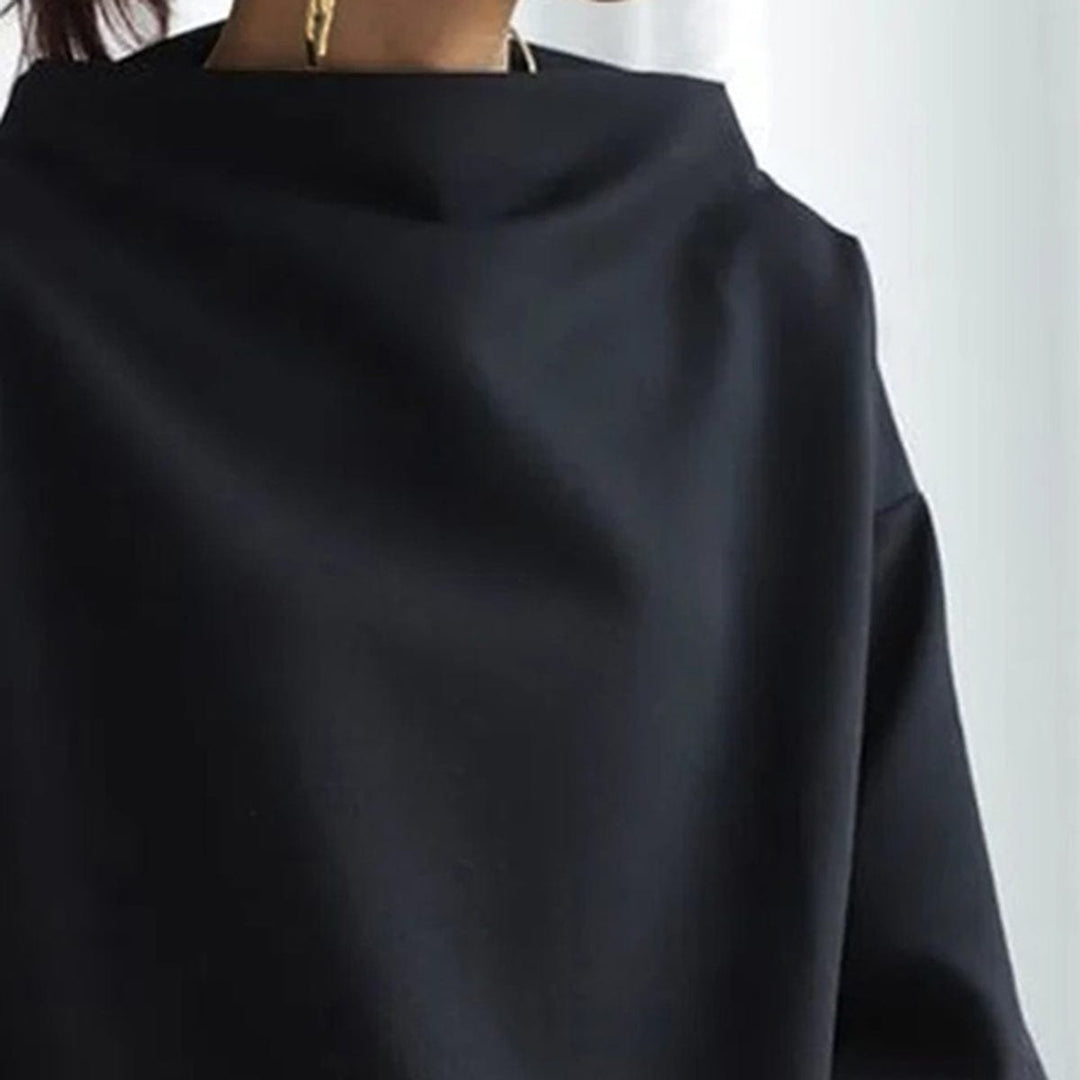Selene Cozy High-Neck Knit Pullover